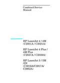 Thumbnail Service Manual   Hp Laserjet 4  5  M  N  Plus